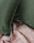 Silk Pillowcase - Forest Green
