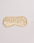 Silk Magnolia - Sand Leopard Silk Eye Mask | Build your own gift box online Goldie Gift Co.