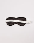 Silk Travel Eye Mask - Arctic White / Storm Cloud