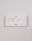 Silk Travel Eye Mask - Arctic White / Storm Cloud