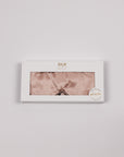 Silk Travel Eye Mask - Tea Rose / Silver Mist