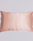 Silk Pillowcase - Gingham Spanish Villa