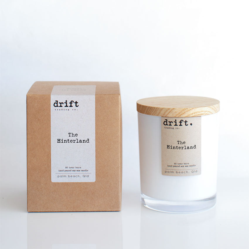 The Hinterland Candle by Drift Trading Co. | Goldie Gift Co. Gold Coast Gifts Online